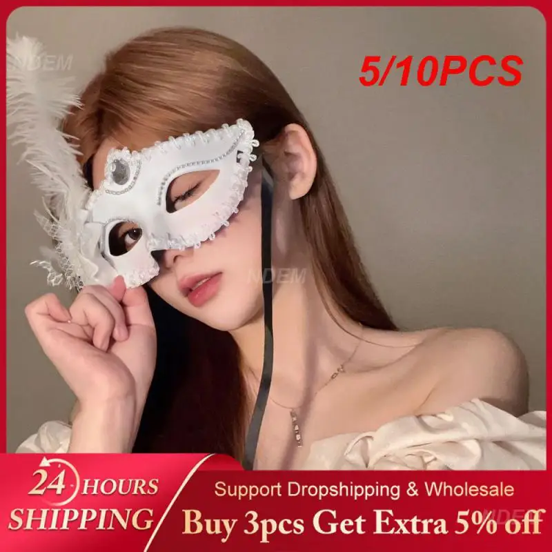 5/10PCS Half Face Mask High-quality Materials Irresistible Make You The Center Of Attention Masquerade Need Aldult