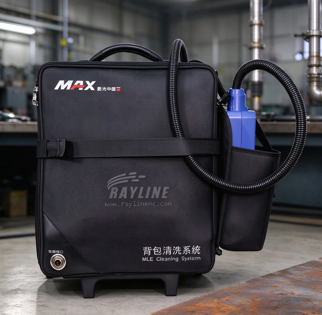 50W Pulse Fiber Laser Cleaner Laser Cleaning Machine for Metal Backpack Design Wireless Control Ultra-light cleaning Head