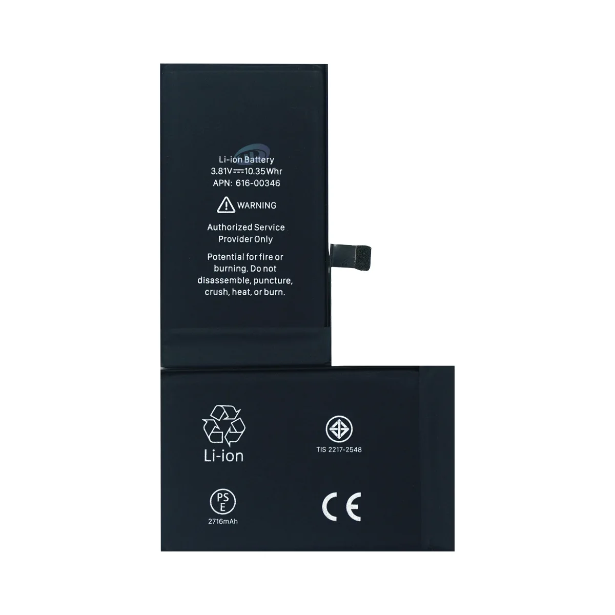 2715mAh Lithium Battery For Apple iPhone X Mobile Phone Replacement Battery