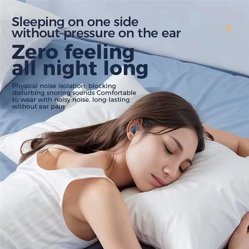 

B34B-Anti Noise Ear Plugs For Sleep Silicone Earplugs Swimming Waterproof Ear Protector Noise Canceling Soundproof