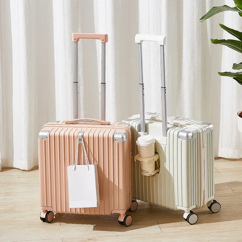 18/20 Inch Multi Function Trolley Case Make-up Suitcase Portable Bussiness Boarding Case Universal Wheel password Trunk