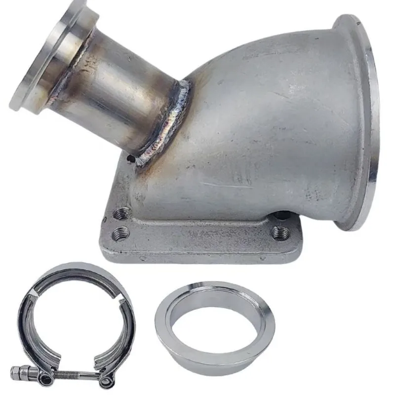 

High Performance 3" Vband 90 Deg T3/T4 Stainless Turbo Elbow with Tial Wastegate 38mm MVS Flange