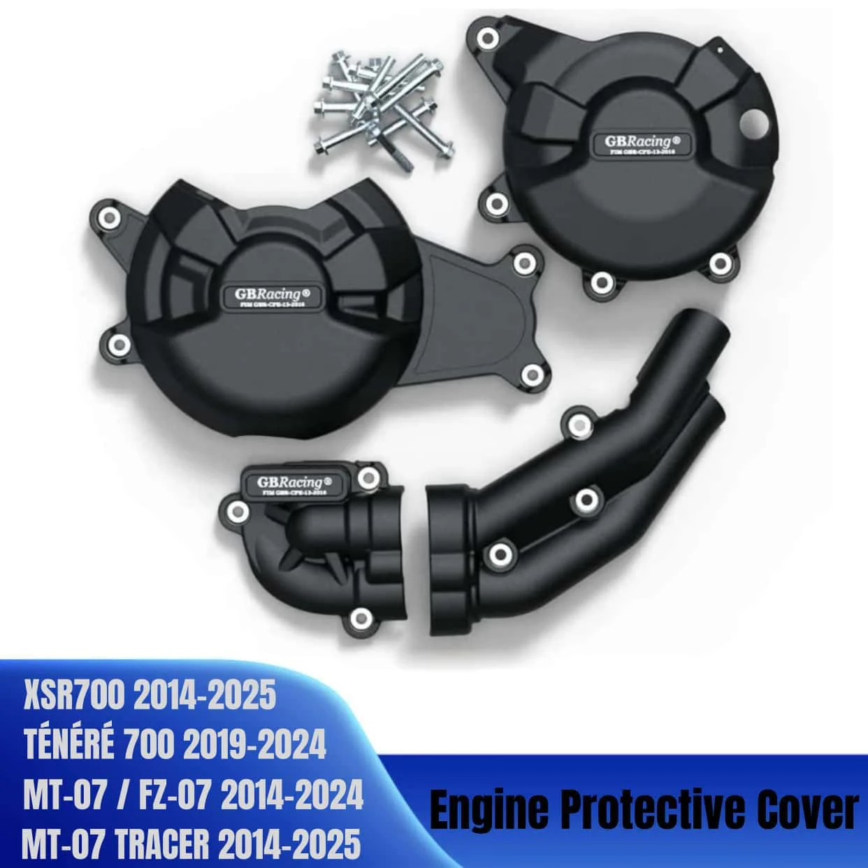 

For YAMAHA MT07 MT-07 FZ-07 MT-07 Tracker XSR700 Tenere 700 2014-2024 2025 For GBRacing Motorcycle Engine Protection Cover