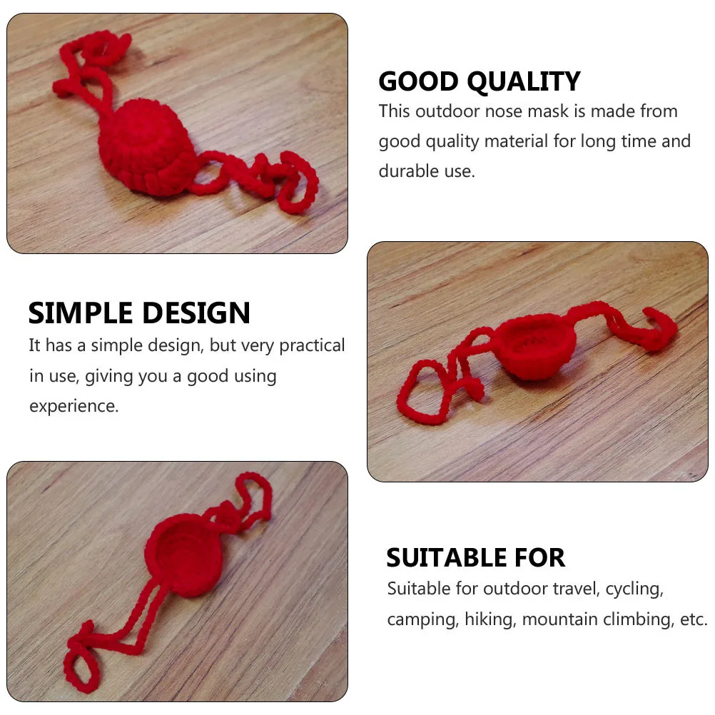 Lightweight Nasal Covers Reusable Outdoor Nose Mask for Hiking Camping Travel Wind Dust Protection Unisex