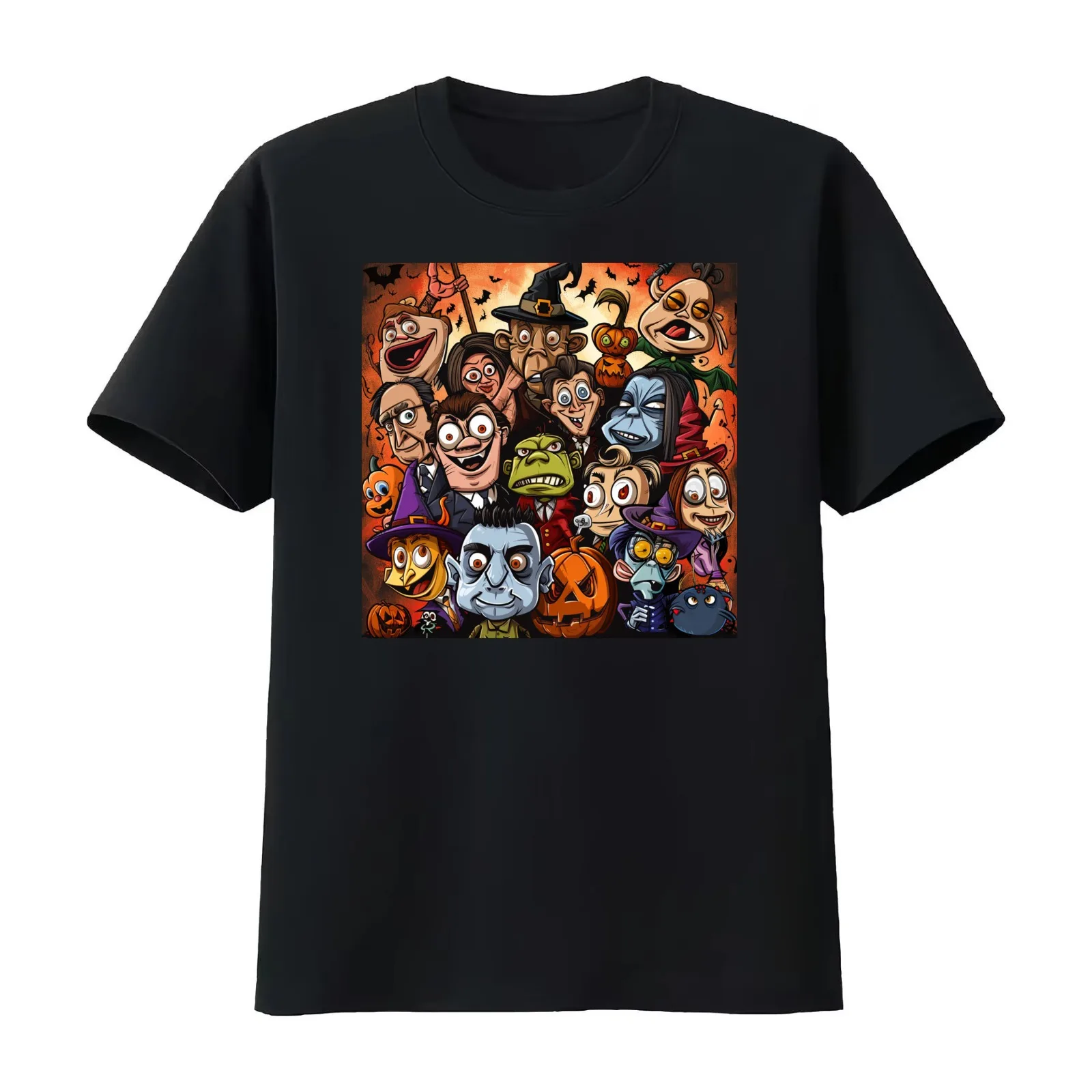 Vampire Vigil T-Shirt Summer Casual Cotton Tee Oversized Streetwear Tops Vintage Graphic Print Loose Fit Short Sleeve