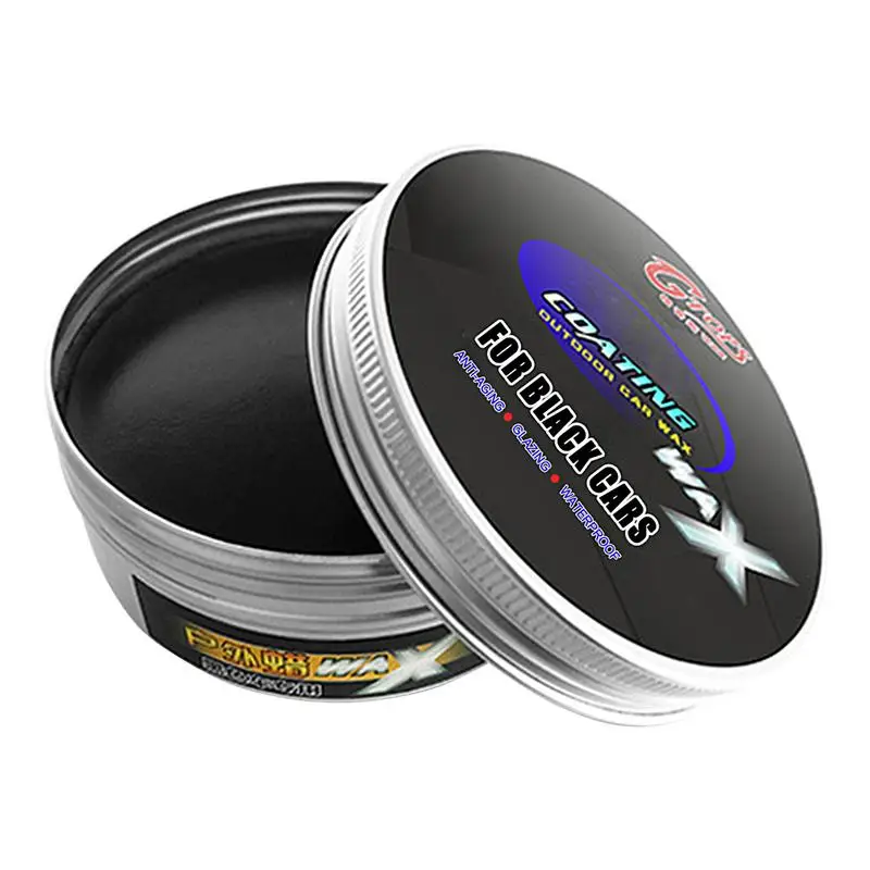 200g Car Black Wax Polishing Paste Wax Scratch Repair Agent Paint Car Crystal Hard Wax Paint Waterproof Care Maintenance Coating