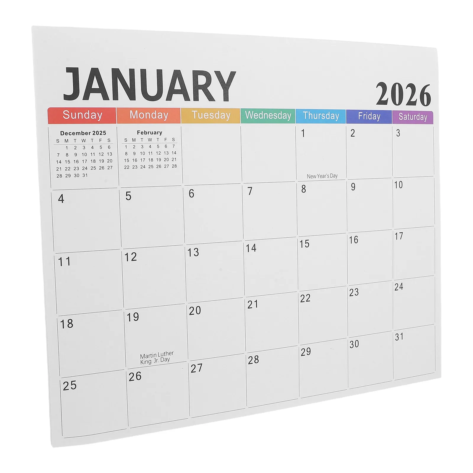 

Fridge Calendar Magnetic 18-Month Jan 2026 to June 2027 Colorful Prints Monthly Planner for Family Events Calendar for Fridge