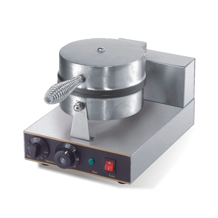 Commercial Baking Tool Ice Cream Cone Iron Machine Waffle Cone Maker With Shape Roller