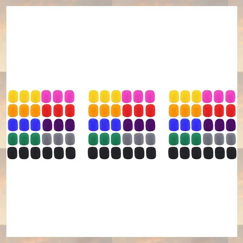 

2025 New-90 Pack Thick Handheld Stage Microphone Windscreen Foam Cover Karaoke DJ (12 Color)