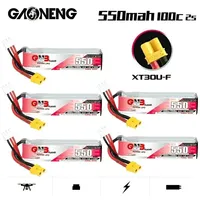 1-5PCS GNB HV 7.6V 550mAh 2S 100C/200C Lipo Battery For Tinyhawk RC Helicopter Quadcopter FPV Racing Drone Spare Parts