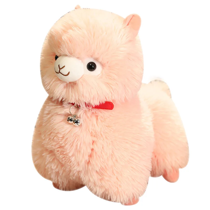 Nuovo giocattolo di peluche a campana con campanello che suona. Regalo di attività per festival di animali di peluche con bambola di stoffa di pecora carina