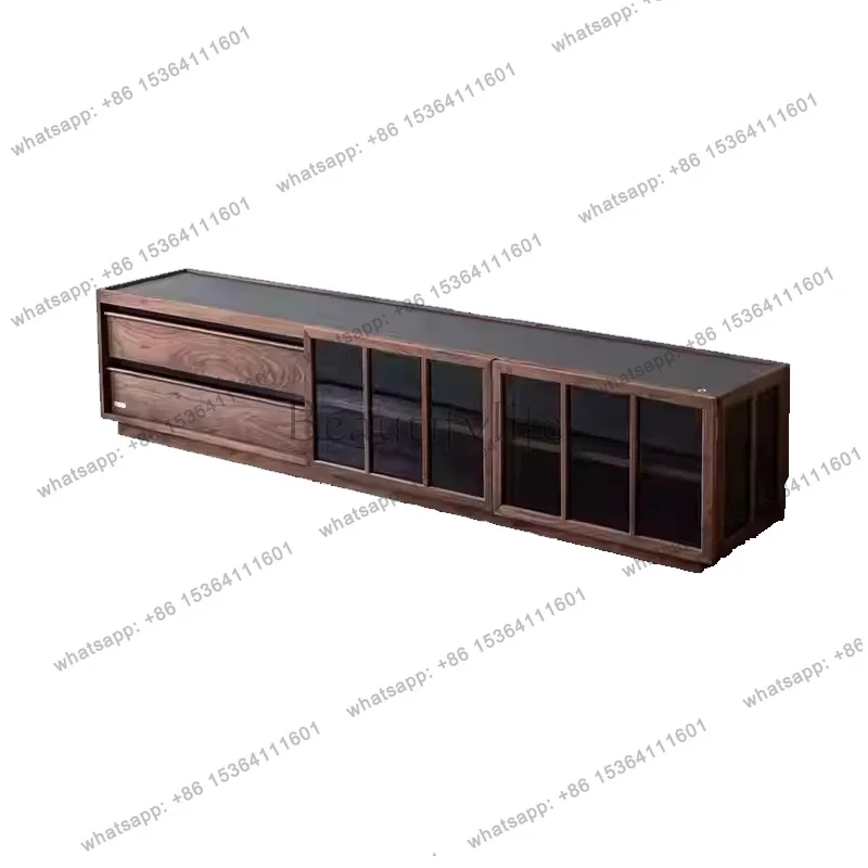 YJ Modern American Tv Cabinet Elegant Trendy Living Room Floor Tv Stand Unique Design Meubles De Maison Furniture For Home