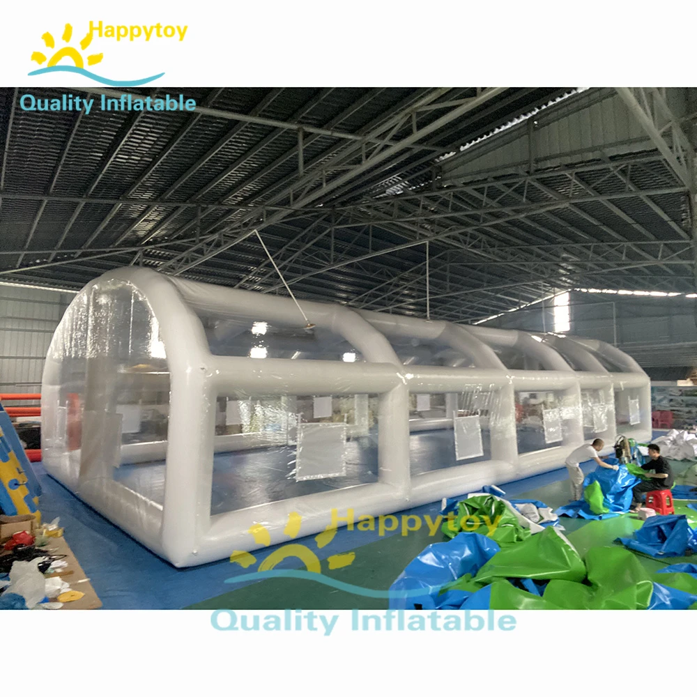 Blow Up Structure Led Lighting Winter Swim Pool Tent Inflatable Air Wedding Dome Tent