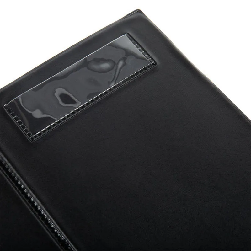 10PCS PVC Leather Restaurant Bill Holder With Inside Pockets