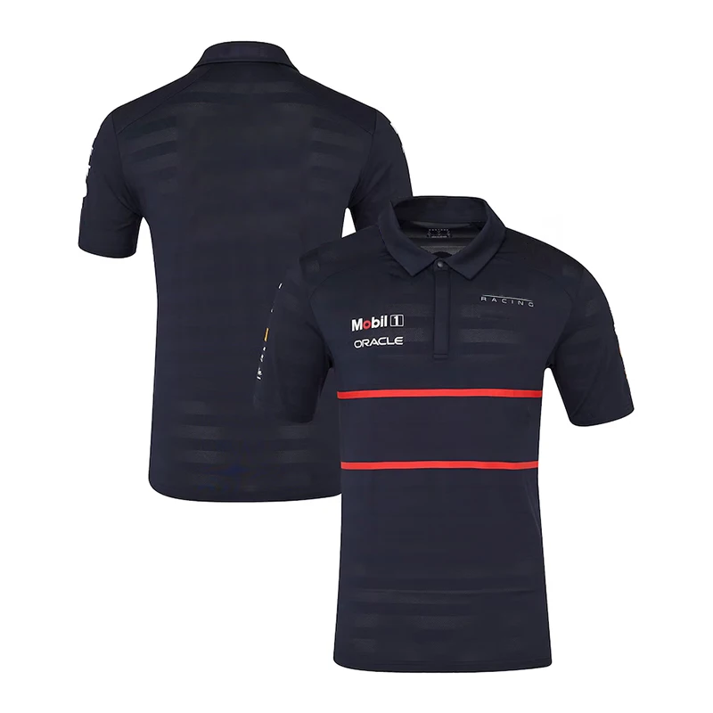 

New F1 racing red team fans can customize the same short sleeved T-shirt polo shirt for free