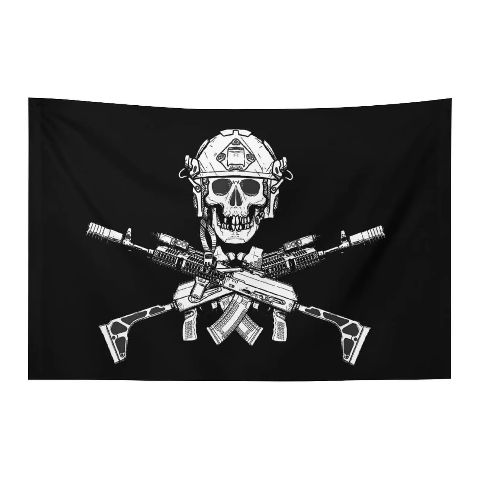 Russische Flagge Roger Slogan Banner Wandteppich | Lustige dekorative Flagge für Schlafzimmer, Garage und Friseursalon, Heimdekoration, flacher Druck