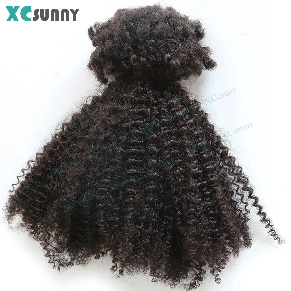 Bulk Human Hair For Twist Afro Kinky Curly Bulk Human Hair For Braiding / Locs / Micro Twist Braiding Hair Kinky