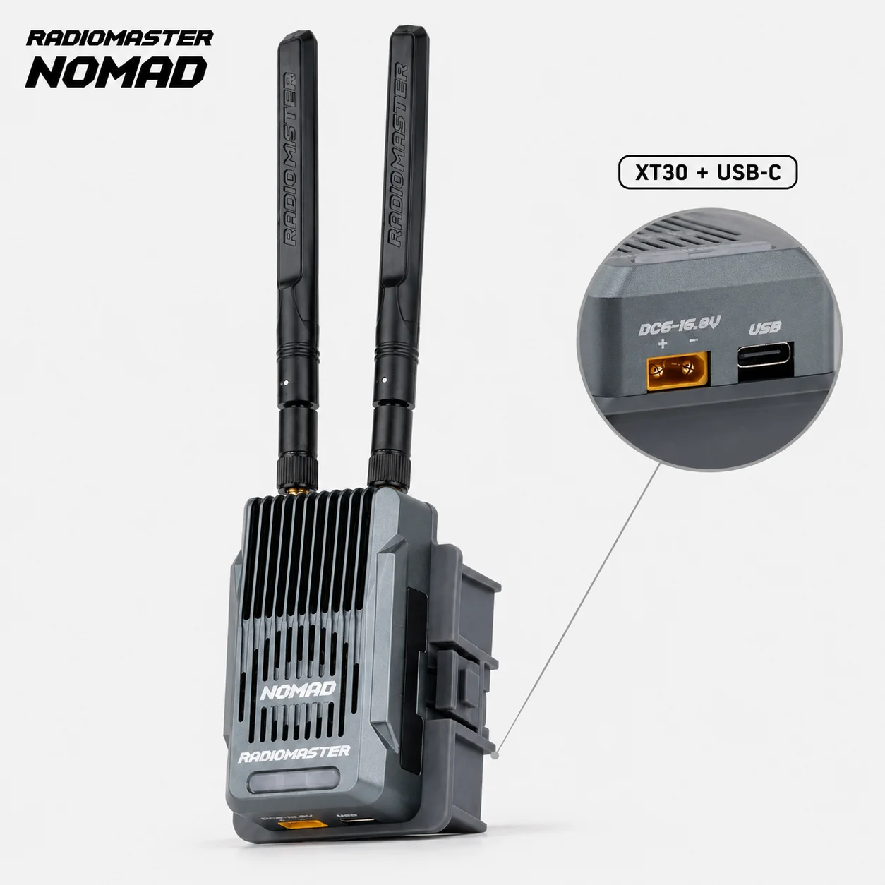 RadioMaster Nomad ExpressLRS TX Module, Dual 1W Gemini X 2.4GHz 915MHz WiFi Bluetooth Long Range for FPV Drone TX16S Boxer Zorro