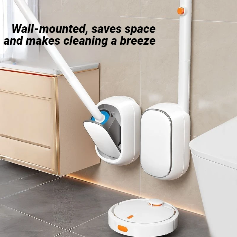Disposable Toilet Brush Wall Mounted JOYBOS Cleaning Set Long Handle Home Wc Built-In Brushes Head Bathroom Accessories Tool