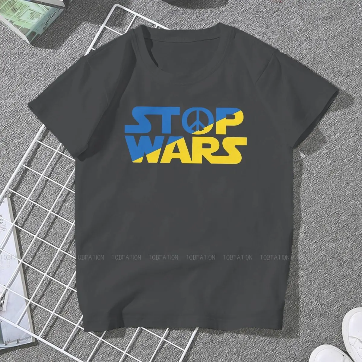 Women Clothes Stop the Wars No War Oversized Korean StyleT-shirt Kawaii Vintage Female Blusas