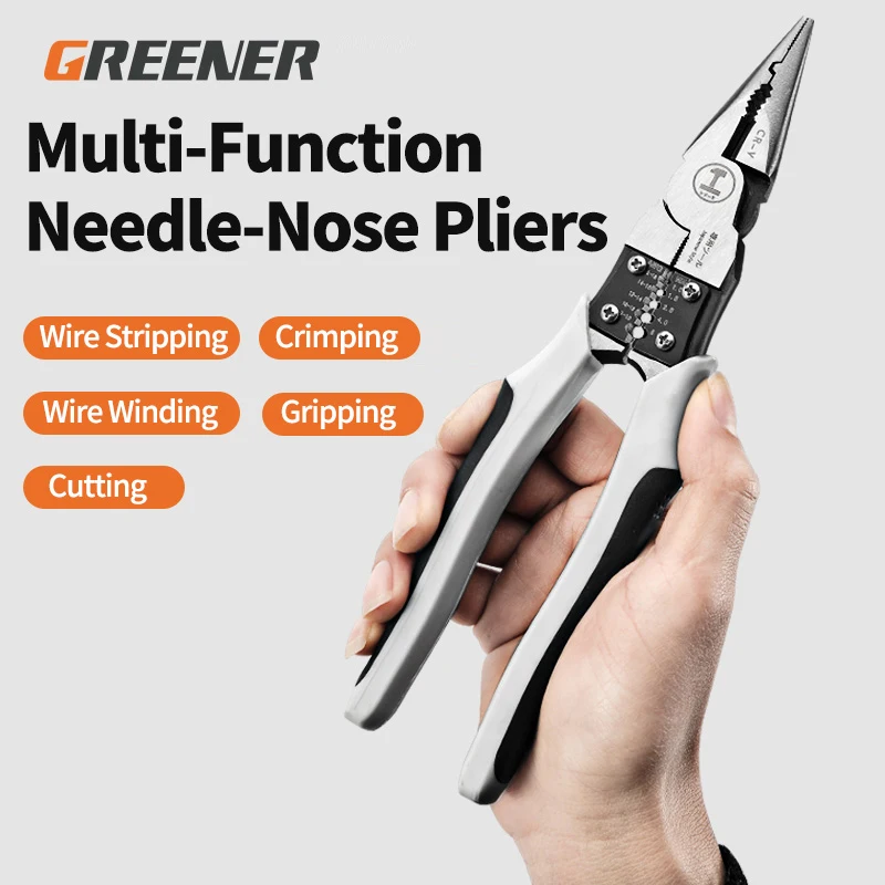 GREENERY Pliers for Electricians Multifunctional Household Labor-saving Hardware Tools Specialized Pliers Cutting Steel Wires