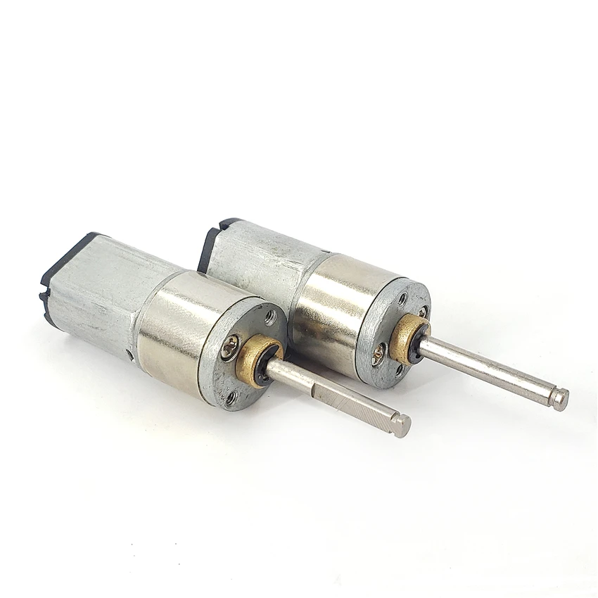 Long axis miniature small reducer metal gear 030 reducer motor 3mm shaft 6V77 rpm DIY robot accessories