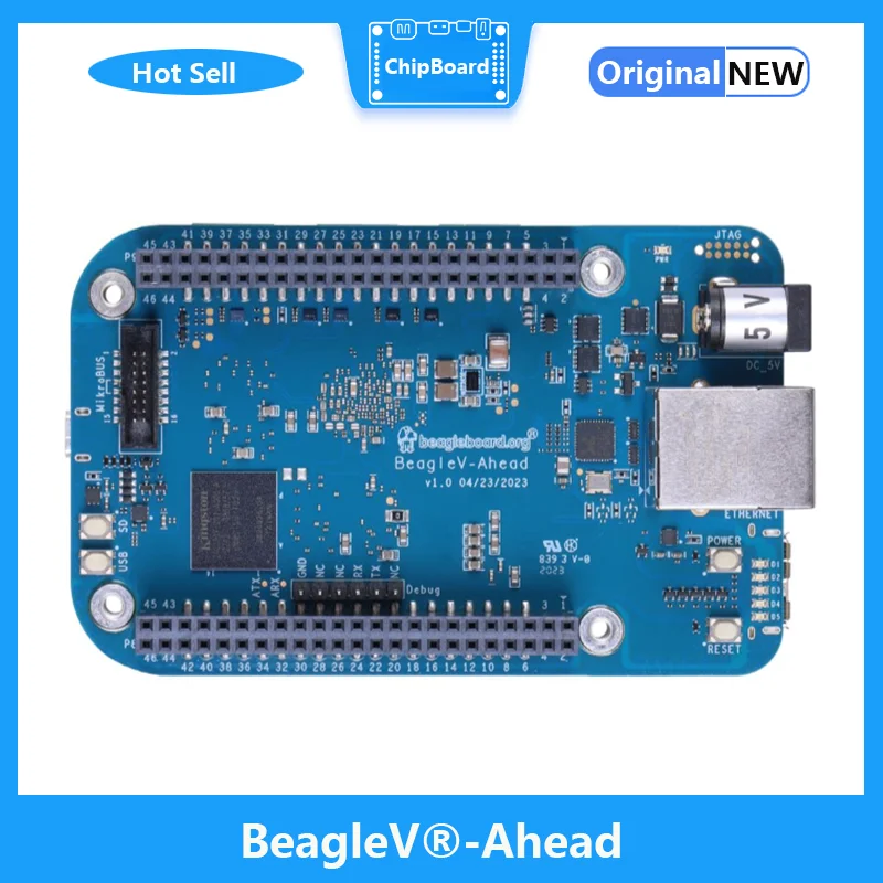 Imagem -02 - Beaglev-beaglev®aceleração Ahead ai Tops 2.4g Wi-fi Bluetooth 5.2 Ethernet Mikrobus 2x Csi 1x Hdmi 1x Dsi