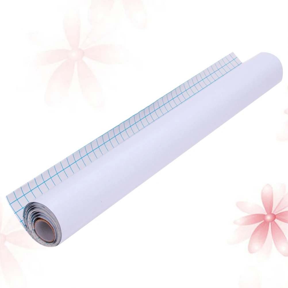 سماكة السبورة لفة قسط بولي كلوريد الفينيل قابلة لإعادة الاستخدام جدار لاصق قابل للمسح السبورة للمنزل مكتب ديكور ذاتي الصنع الأبيض توفير المساحة