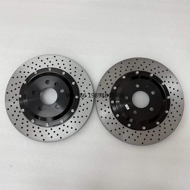 

Задний тормозной диск с крестообразным просверленным 356 мм X 22 мм, номер OE/OEM 4H0615601L 4H0615601P для Audi S6