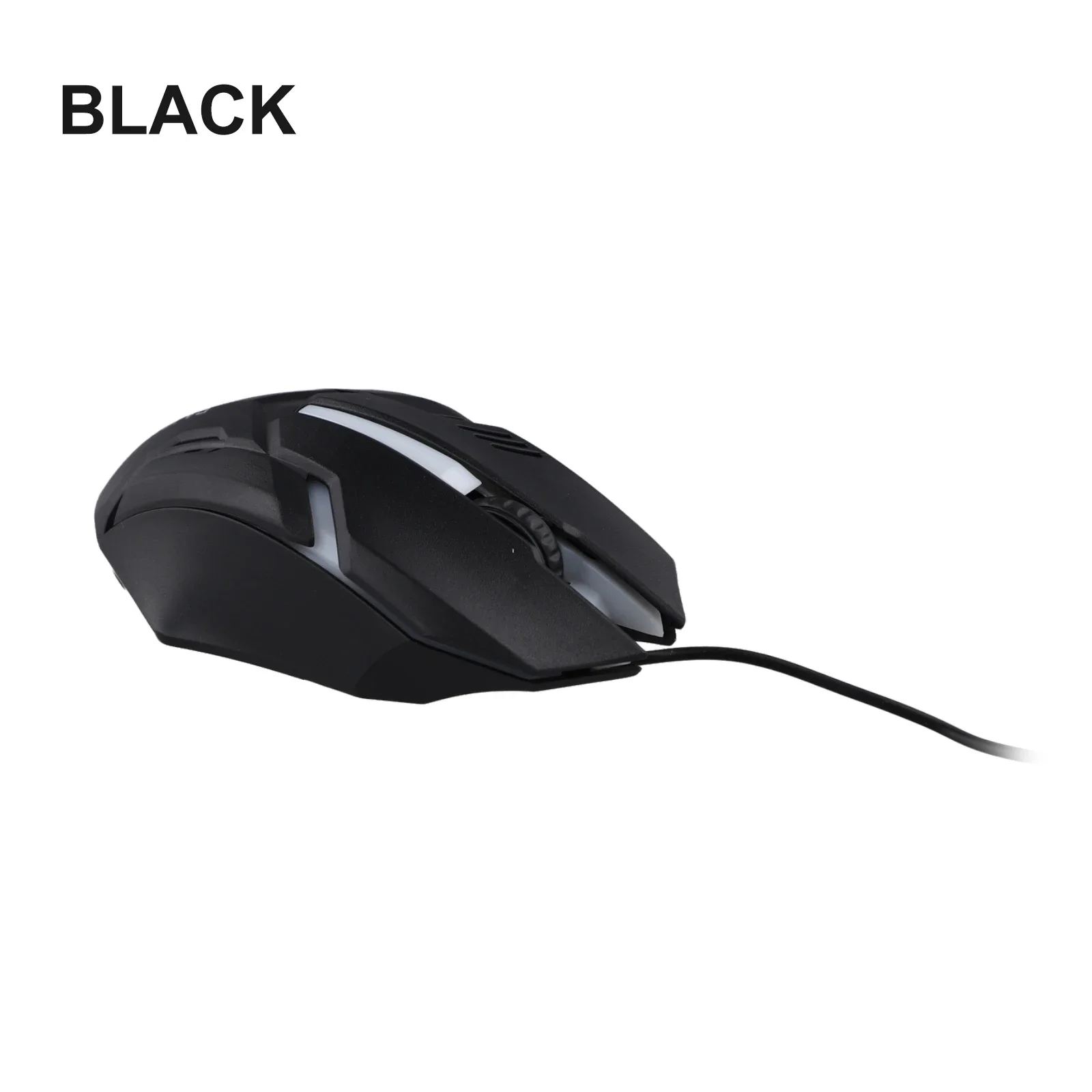 High-performance USB Wired Gaming Mouse With 1600DPI, LED Optical, Silent Wired 3 Keys Mouse Colorful Lighting Gaming And Office