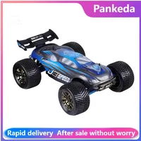 JLB Racing 1:10 2.4CHz 4WD Racing Truck J3 Speed Brushless Electric Head-up Somersault Remote Control Buggy Off-road Vehicle Toy