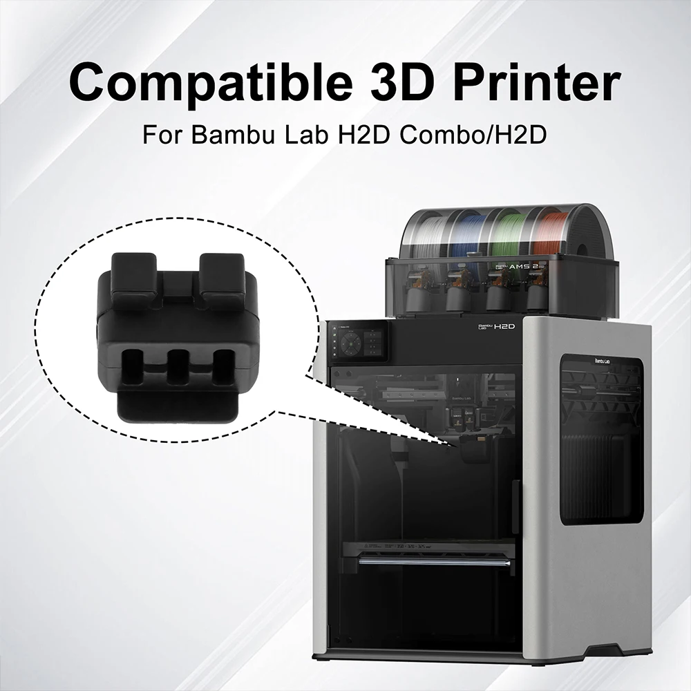 Nozzle Wiper For Bambu Lab H2D/H2S/P2S Silicone Brush High Quality Hotend Nozzles Cleanning Tool For Bambulab P2S Cleaner Parts