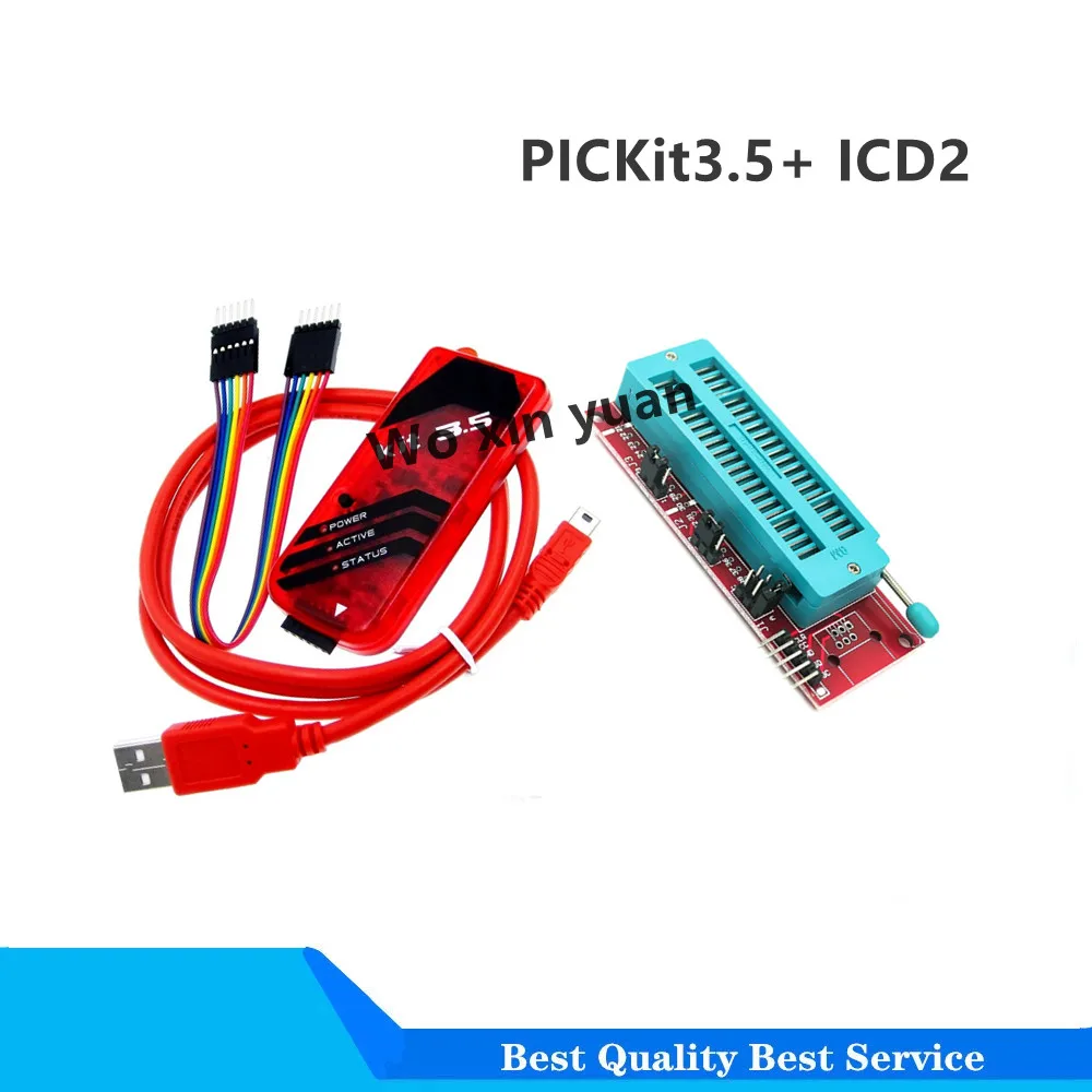 

PICKit2 PICKIT3 PICKit3.5 Programmer + PIC ICD2 PICKit 2 PICKIT 3 PICKIT 3.5 Programming Adapter Universal Programmer Seat