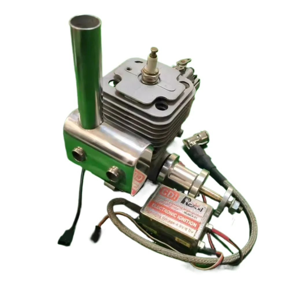 

26cc Two Stroke Air Cooled Engine Pull Start 1.3KW Suitable for Model Airplanes Precision Single Cylinder Engine Models