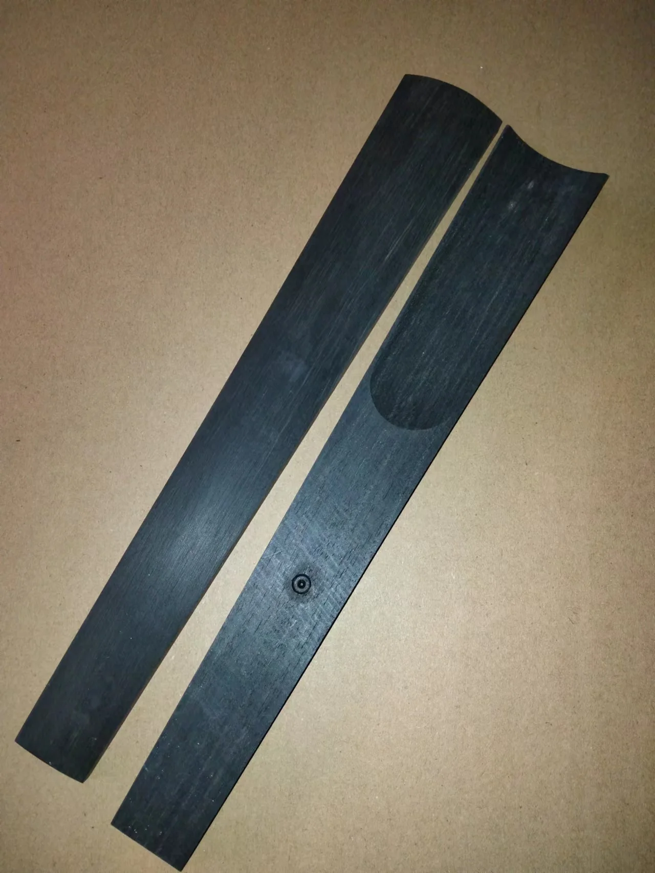 1 PCs VIOLA Fingerboard 310mm in Length Ebony Fingerboard Black Ebony Viola Parts