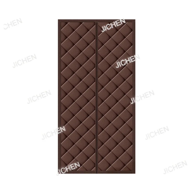 

Winter non-punching door curtain Velcro magnetic air conditioner curtain household partition insulation windshield cotton curtai