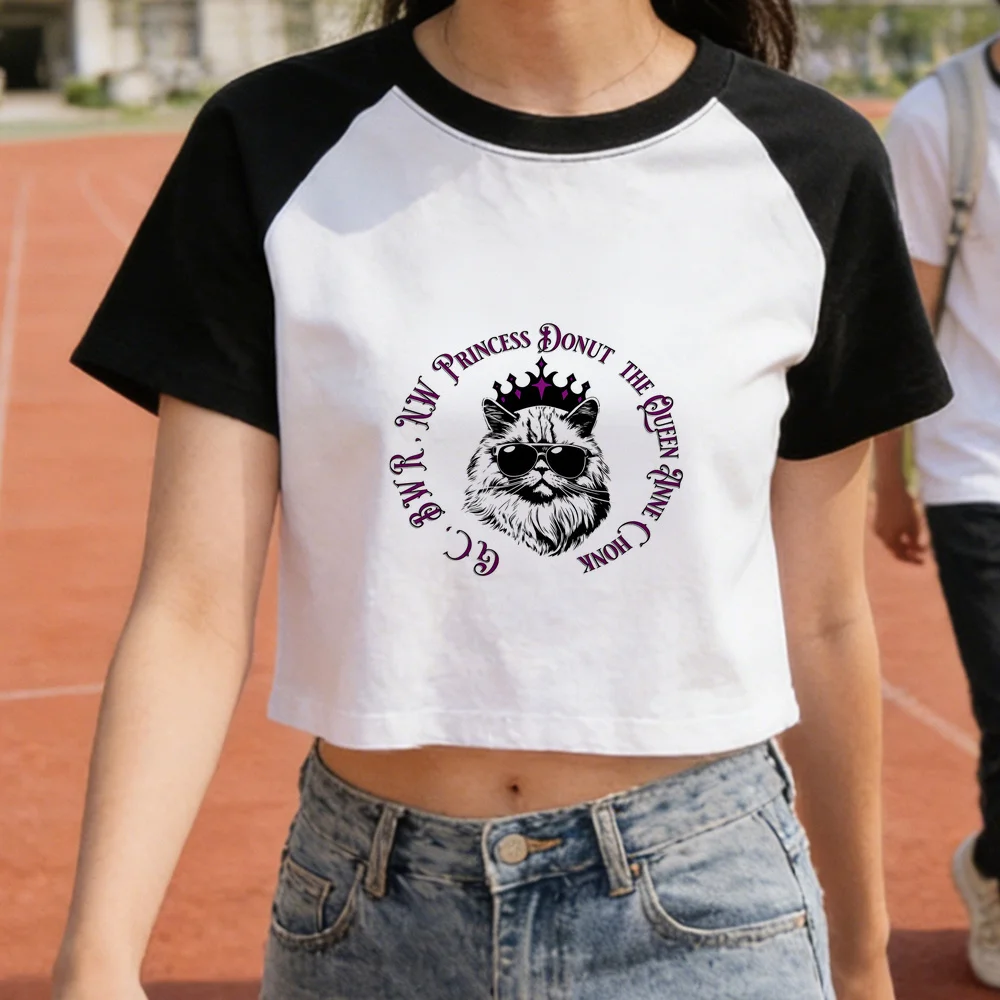 Dungeon Crawler Carl cropped top female summer japanese emo baddie clearance sales top tees party cutecore dollette