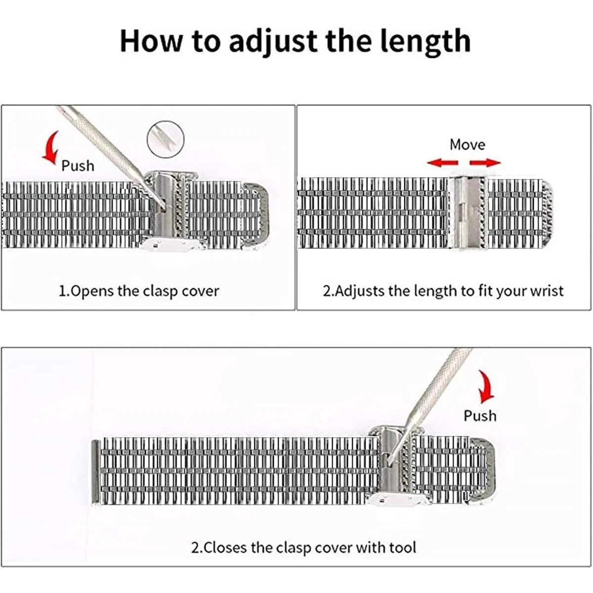 For Amazfit T-Rex 3/2 Stainless Steel Watchband Metal Strap For Amazfit T Rex/2Ulrtra Wrist Band for amazfit t-rex pro Bracelet