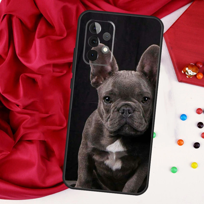 French Bulldog Dog Pug Funda For Samsung Galaxy A54 A34 A14 A13 A23 A33 A53 A73 A12 A22 A32 A52 A51 A71 Case