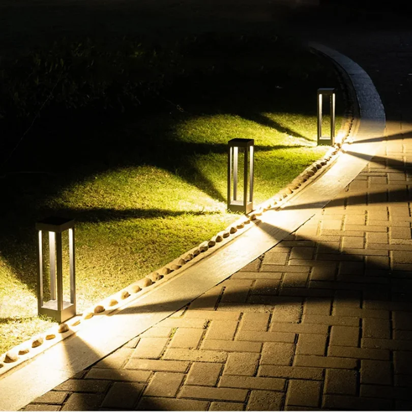 

20CM 40CM 60CM Aluminum LED Lawn Lamps LED Garden Light Landscape Yard Floor Villa Outdoor Lighting DC12V AC85-265V Waterproof