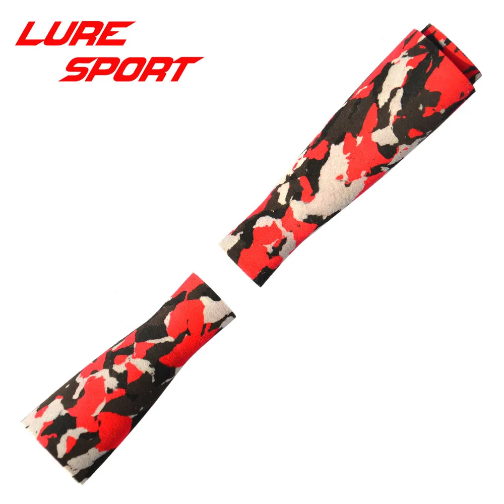 LureSport – accessoires de bricolage, 4 couleurs de camouflage, EVA dur 95mm avec poignée étagée 7cm, tige de poignée arrière