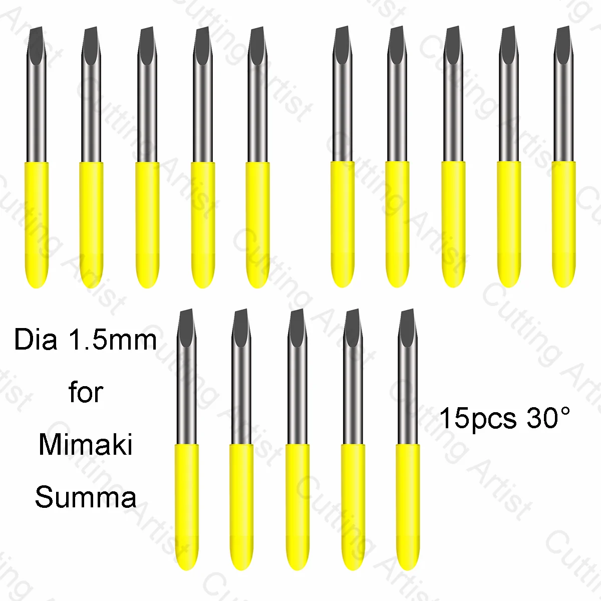 

15pcs 30 Degree Vinyl Blade for Mimaki Summa Cutter