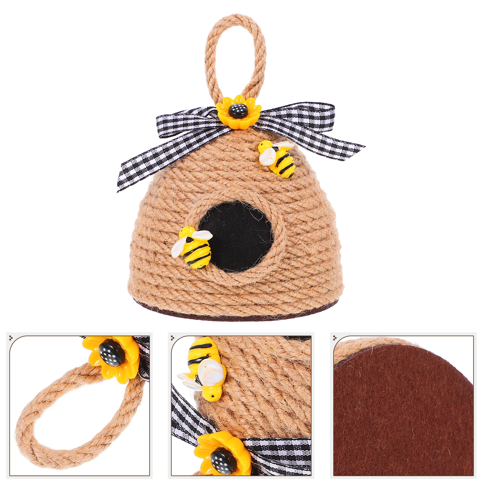 

Honeycomb Decoration Bee Themed Beehive Pendant Decorate Balcony Woven Craft Home