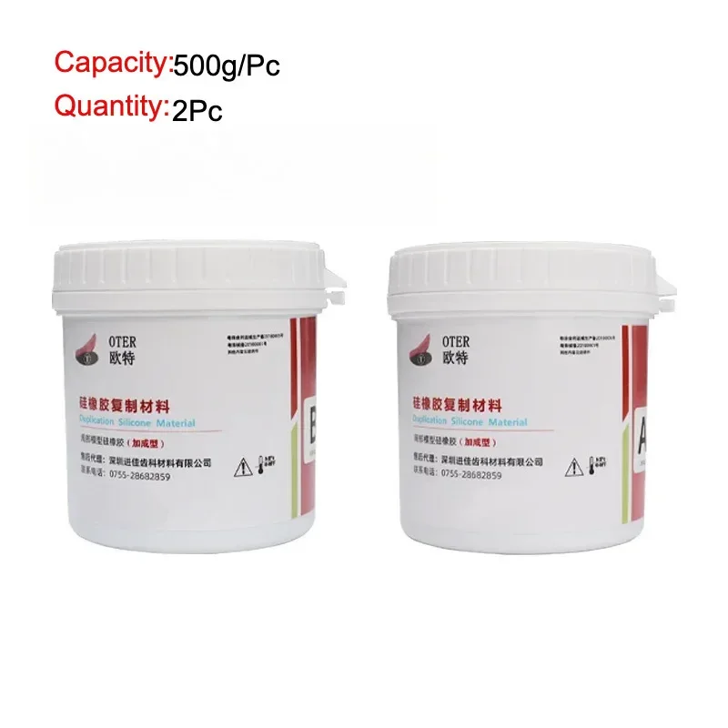 2 قطعة مواد الانطباع المطاط السيليكون الأسنان تجويف الفم المضافة صب الوجه من مختبر فني لاصق الترقق ﻿ أدوات