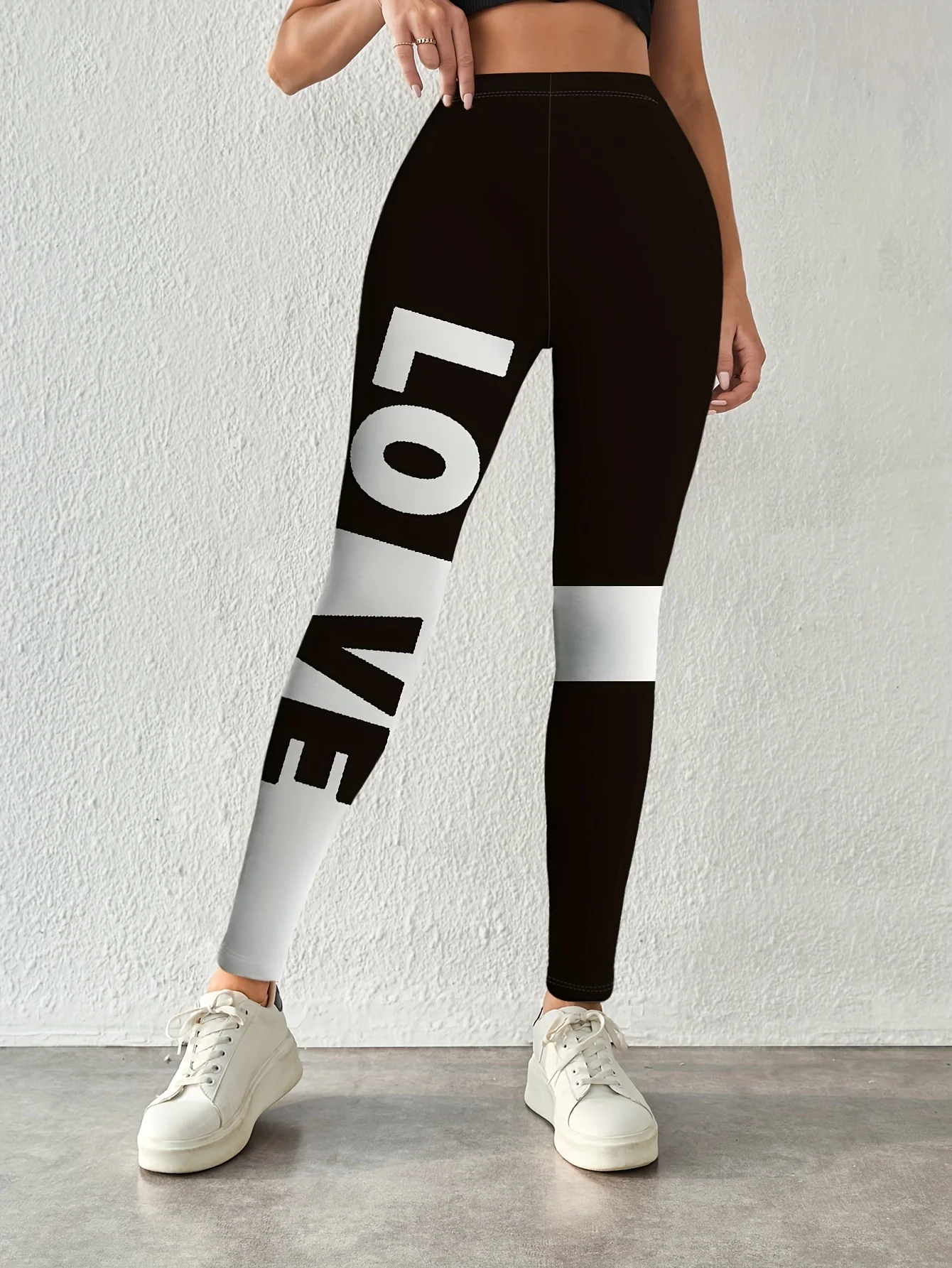 Women Mid‑Waist Fleece Lined Ankle Length Leggings Stretch Slim Fit Pants Soft Warm Elastic Casual Daily Sports Fitness Trousers