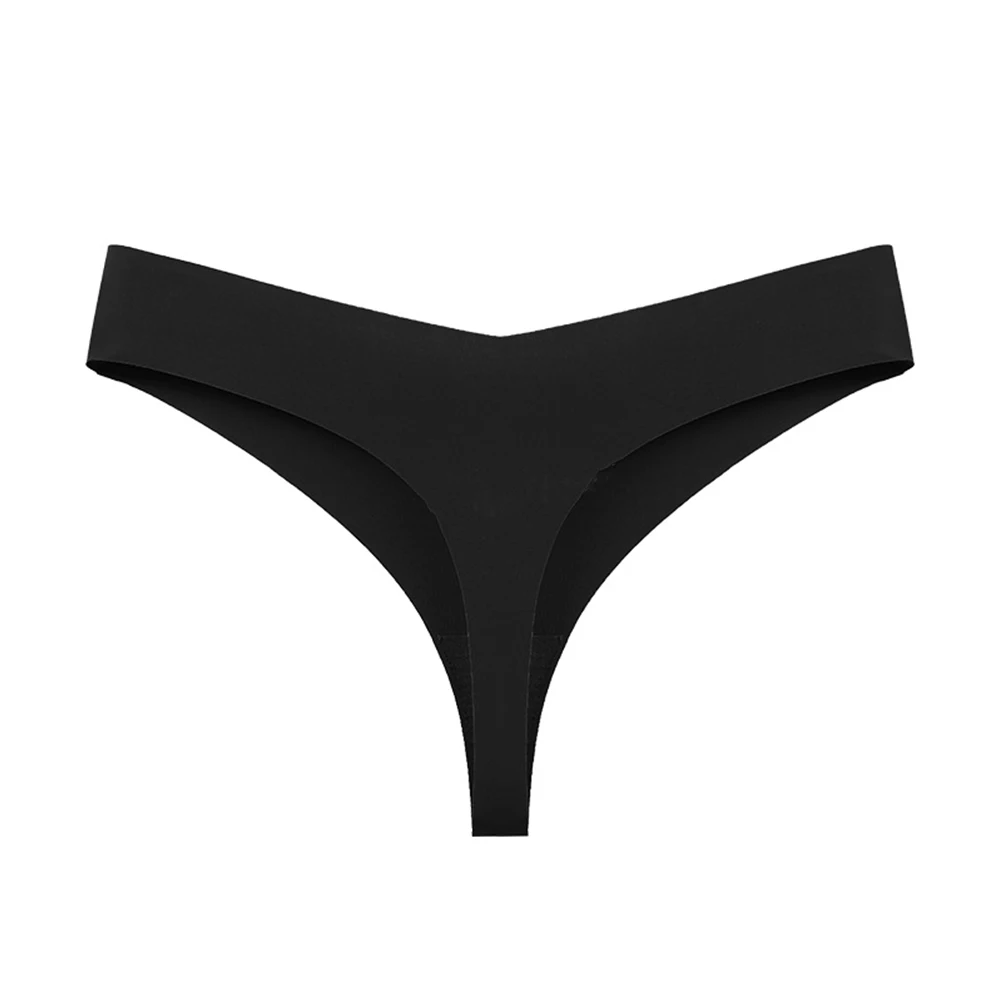 Womens Seamless Underwear Ultrathin T-back Sexy Thong Comfortable Underpants Breathable Sensual Temptation Briefs Female Panties