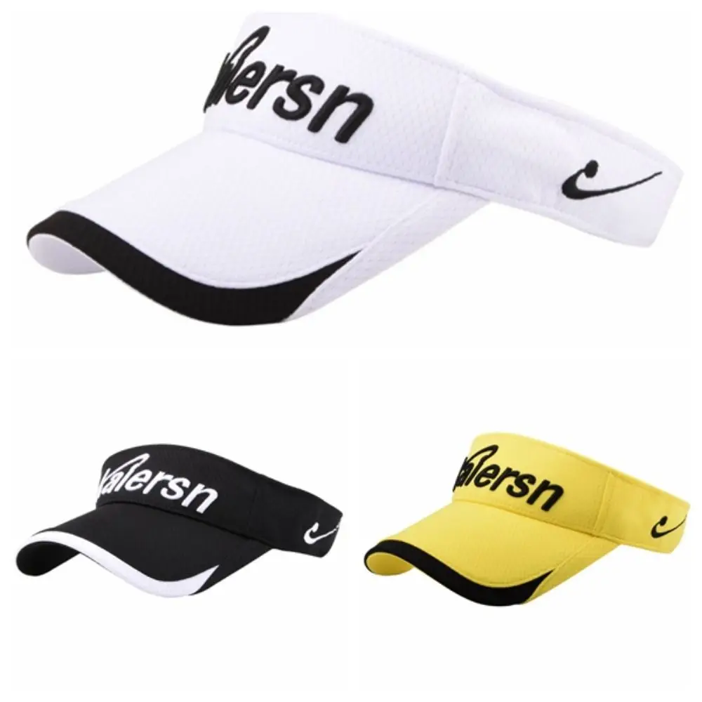 

Outdoor Breathable Golf Empty Top Hat Ventilate Adjustable Tennis Caps Leisure Style Unisex Sun Protection Cap Cycling