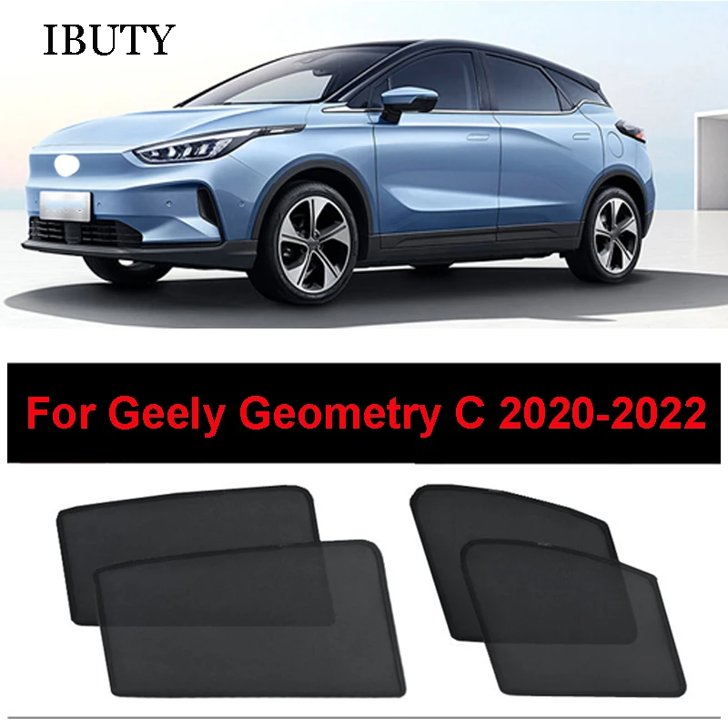 

Сетчатый солнцезащитный козырек на заказ для Geely Геометрия C 2020 2021 2022 солнцезащитный козырек для бокового окна автомобиля солнцезащитный козырек с УФ теплоизоляцией