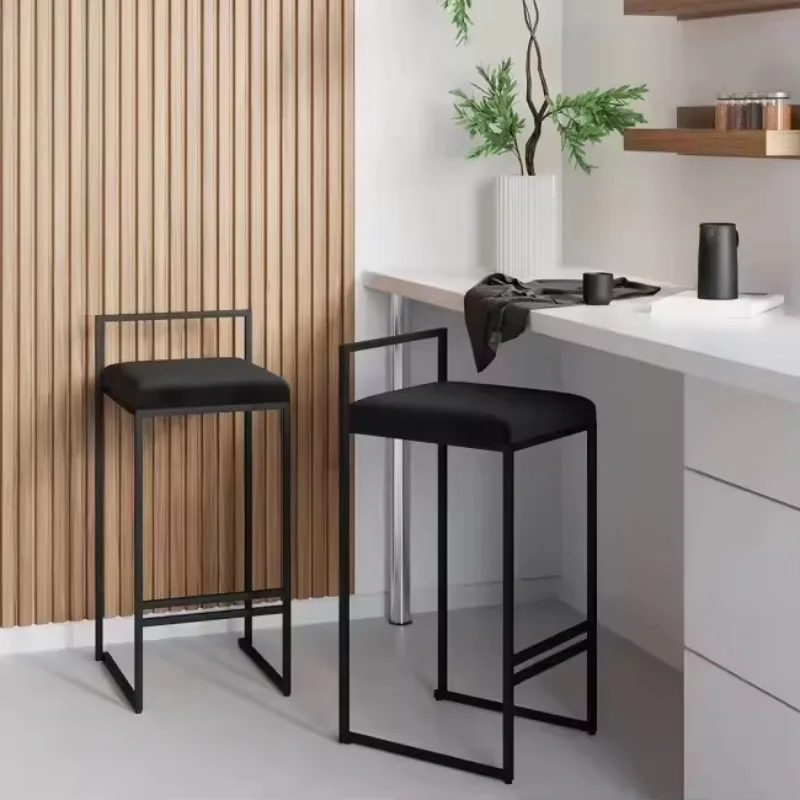 High - Quality Upholstered Bar Chair for Kitchen Counter Seating