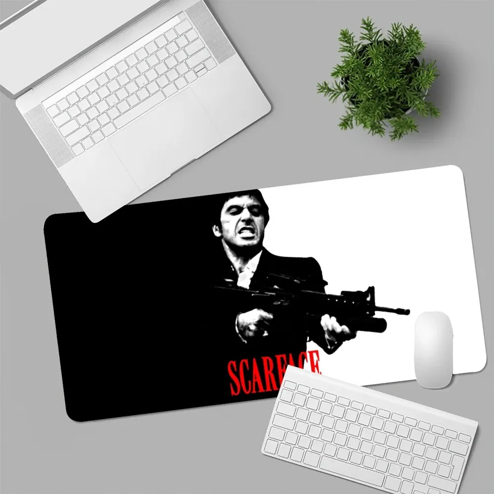 Imagem -02 - Scarface 1983 Filme Mousepad Pad Gamer Laptop Acessórios para Jogos pc Desk Mats